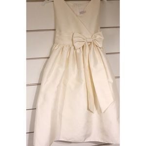 Dupioni Silk Flower Girl Dress